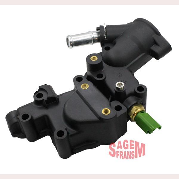 TERMOSTAT ALUMINYUM GOVDESI PARTNER - BERLINGO - SAXO -XSARA - P106 - 306 - 206 - 206 - 207 - BIPPER - C2 - C3 - NEMO - SAGEMFR - OEM 9654775080