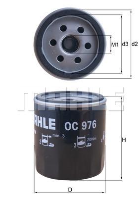 YAĞ FİLTRESİ ASTRA L-CORSA F-COMBO E-CROSSLAND-106-206-207-208-2008-301-306-307-308-3008-406-407-508 -5008-PARTNER-EXPERT-BERLINGO-JUMPY-C3-C4-C5-BOXER-JUMPER-DUCATO-DS3-4 1.2 PureTech 1.9-2.0-2.2 HDI - MAHLE - OEM 1109.AL