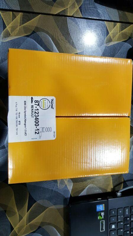 MOTOR PISTON  SEGMAN 76.00MM 20MM 26 PIM RENAULT CLIO KANGOO 1.5DCI K9K - GOETZE - OEM 7701475076