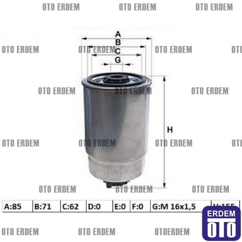 MAZOT FILTRESI BOXER JUMPER DUCATO DAILY F30DT (3 - OP - OEM 1371439080