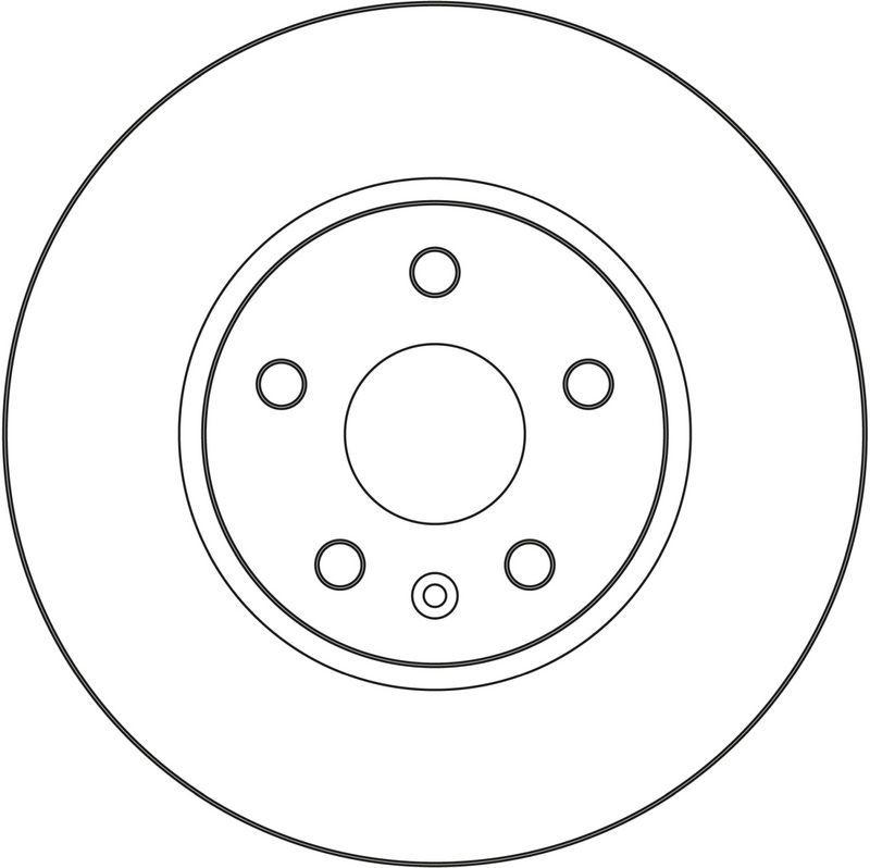 FREN DİSKİ ÖN tek taraf 17' INSIGNIA - GM - OEM 13501308