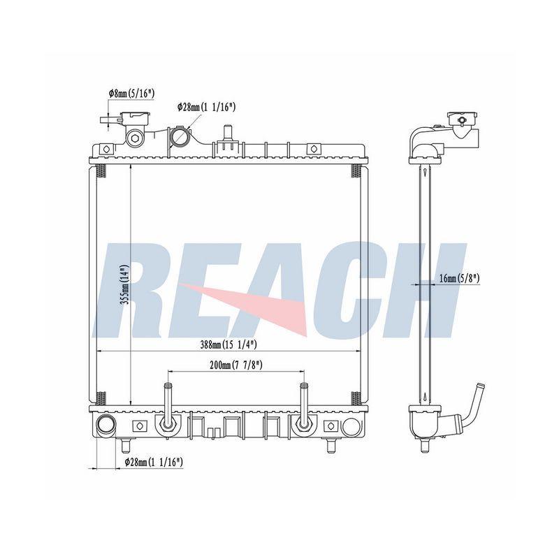 RADYATOR ATOS - VALEO - OEM 25310-02150
