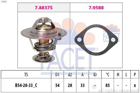 TERMOSTAT — VALEO VAL-820555 - VALEO - OEM 25500-27000