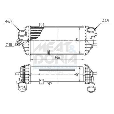 TURBO RADYATORU I20 I30 CEED RIO SOUL - VALEO - OEM 28271-2A740