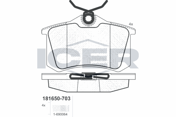 ARKA BALATA P207 1.6 16V VTI-1.6 16V T 06> P208 1.2-1.4-1.6 12> C3 II 1.1-1.2 VTI 09> C4 CACTUS 19> DS3 13>15 - PSA - OEM 1607083280