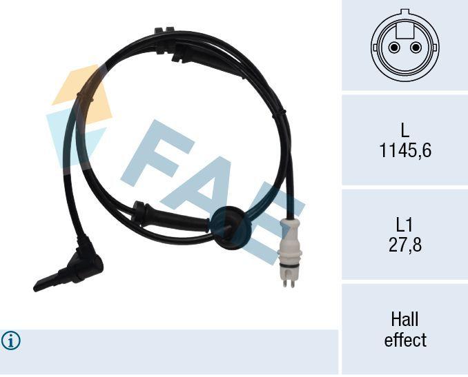 ABS HIZ SENSORU ON SAG PALIO ALBEA - SAGEMFRANS - OEM 46783183