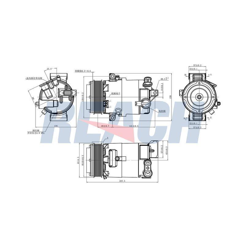 KLİMA KOMPRESÖRÜ ALFA ROMEO GİULİETTA 10> 1.6 J - KALE - OEM 50509535