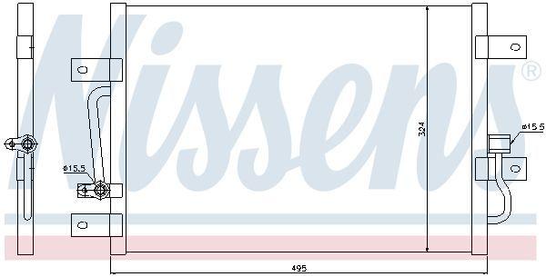 KONDENSER PALIO SIENA STRADA - VALEO - OEM 46481290