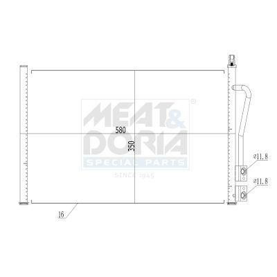 BEHR) KLIMA RADYATORU FIESTA V 1.25 1.3 1.4 1.6 TDCI FUSION 1.25 1.4 1.6 LPG TDCI 02-08 - BEHR - OEM 1142771