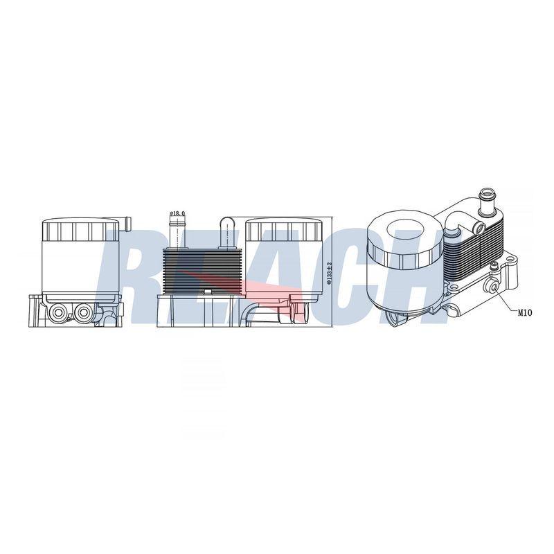 (BEHR) YAG SOGUTUCU ( KOMPLE ) CONNECT FOCUS 1.8 TDCI - BEHR - OEM 1420678