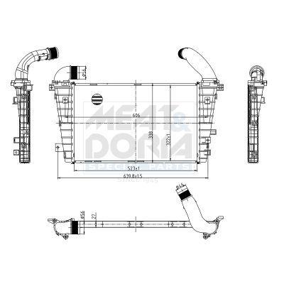 INTERCOOLER ASTRA H - VAUXHALL ASTRA Mk V - KALE - OEM 6302060