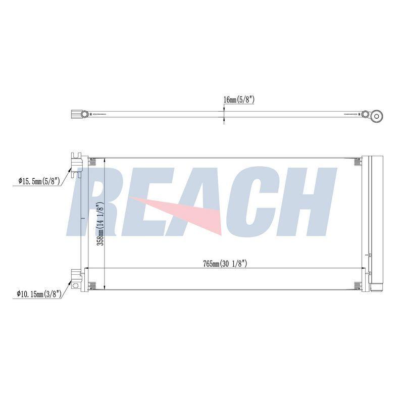 KONDENSER TRAFIC III VIVARO B - VALEO - OEM 6000617663