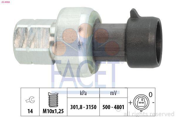 KLIMA BASINC MUSURU BRAVO II DOBLO FIORINO IDEA LINEA PANDA PUNTO EVO STILO - SAGEMFRANS - OEM 50550372