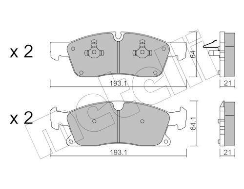 FREN DISK BALATASI ON ML250 2.1D 06 11 - 02 15 ML300 3.5 08 12 - 02 15 ML350 3.5 3.0D 06 11 - 02 15 - VALEO - OEM 0004209600