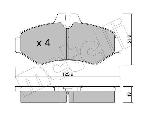 FREN BALATASI SPRINTER SERIES B903 - VALEO - OEM 4209720