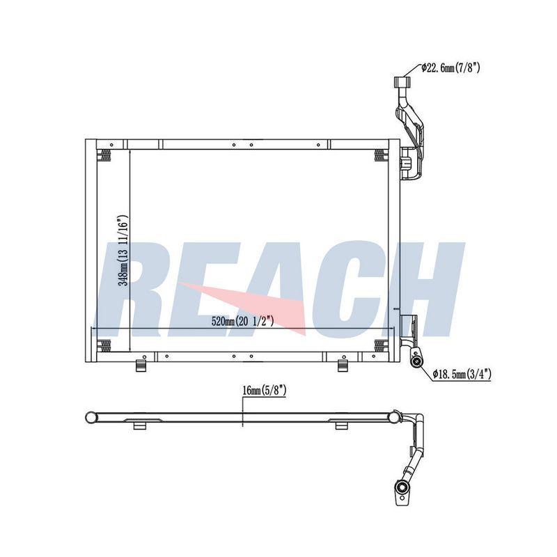 KONDENSER FIESTA B-MAX 2012 - VALEO - OEM 1756413
