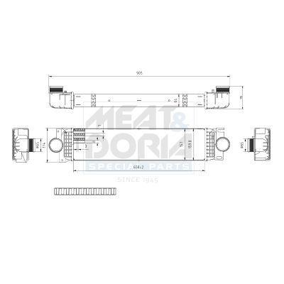 TURBO RADYATORU MONDEO V GALAXY S-MAX - VALEO - OEM 1870328