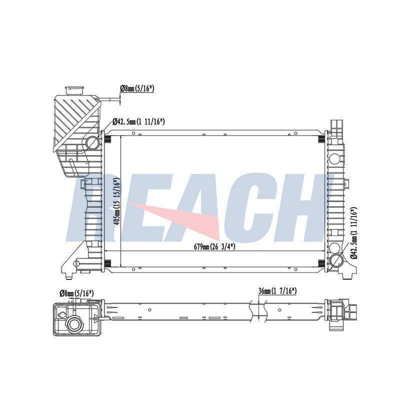 RADYATOR SPRINTER — VALEO VAL-701589 - VALEO - OEM 9015003100