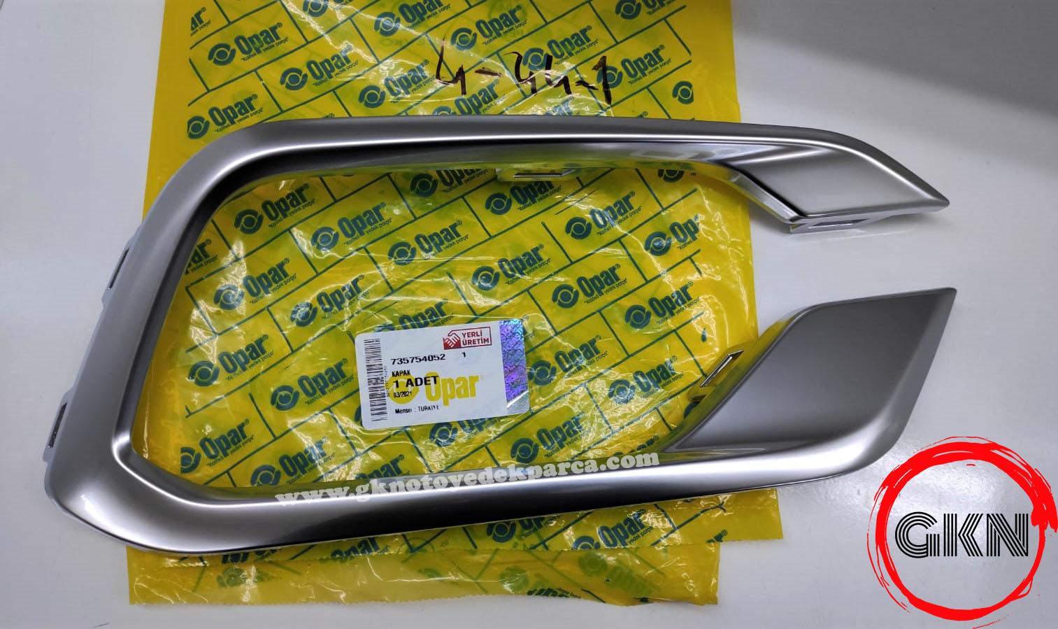 SIS KAPAK CERCEVESI SAG EGEA 21> KROM - MOTORTEC - OEM 735754052
