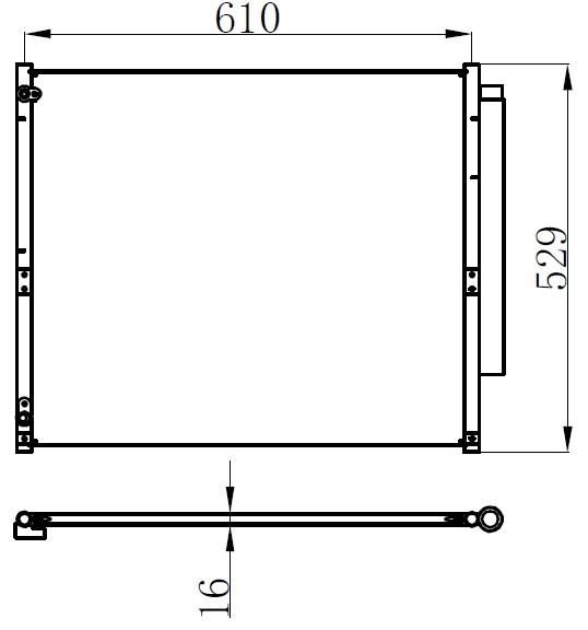 KLİMA KONDENSERİ LAND CRUISER 02=> - ORIS - OEM 8846135150
