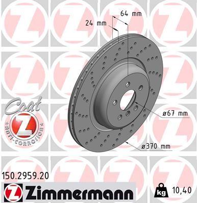 FREN DISKI ARKA SOL BMW G30 G31 G32 G11 G12 DELIKLI M Performance - ZIMMERMANN - OEM 34216878179