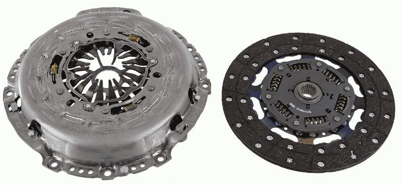 DEBRIYAJ SETI (BASKI+DİSK) RULMANSIZ MITSUBISHI L200 2.4L 4N15 Euro5 KL2T H-LINE 6 Vites 15-> - SACHS - OEM 2300A060