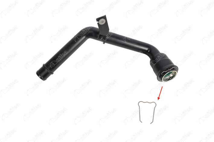TURBO BORUSU SEKMANI NISSAN QASHQAI 1.5L K9K dizel Euro5 J10 10-13 - NIFEA - OEM 14460BB30C