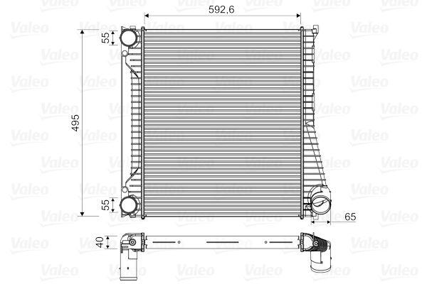TURBOSARJ RADYATORU LAND ROVER 306DT DISCOVERY IV L319 RANGE ROVER SPORT I L320 - VALEO - OEM LR015603