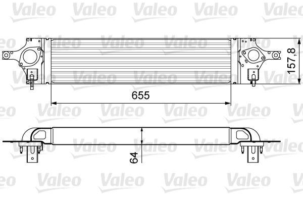 TURBO RADYATÖRÜ RENAULT KOLEOS-NISSAN X-TRAIL 2.0 DCİ - VALEO - OEM 14461JG70B