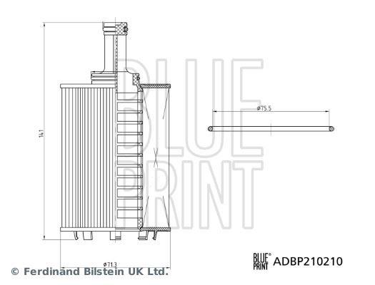 YAĞ FİLTRESİ FERRARI - BLUEPRINT - OEM 295948