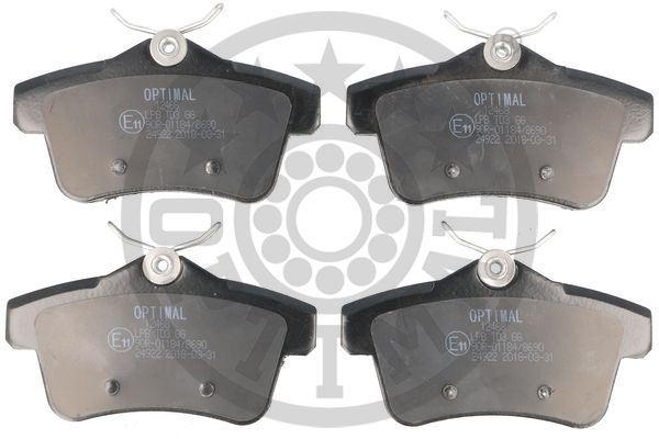 ARKA FREN BALATASI PEUGEOT P3008 09>16 P5008 09>17 P508 10>18 P308 GTI-RZC 10>14 CITROEN C4 09>16 DS4-DS5 11>15 - OPTIMAL - OEM 1608681680