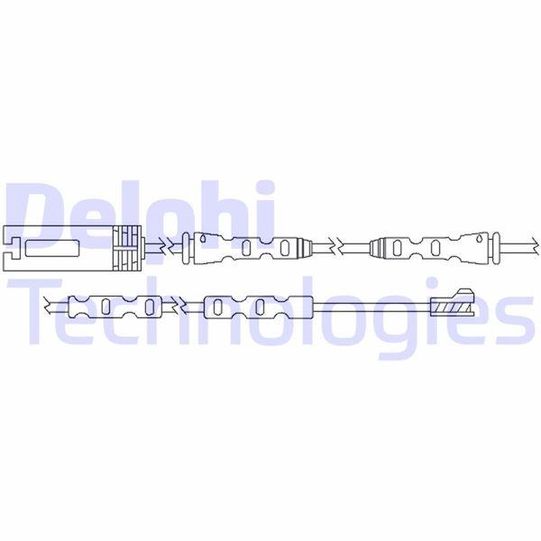 FREN İKAZ KABLOSU ÖN BMW 1 SERİES E82/E88 135İ 03/10> - DELPHI