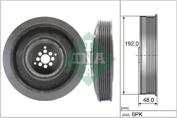 KRANK KASNAĞI VW TOUAREG-A4-A6-A8-Q7 2.7 TDI 3.0 TDI (6 OLUK) - INA - OEM 059105251AD