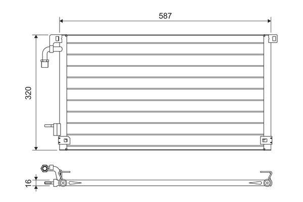 KONDENSER TRAFIC - VALEO - OEM 6455-AG