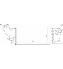 TURBO SOĞUTUCU RADYATÖR — PSA 0384.K8 - PSA - OEM 0384.K8