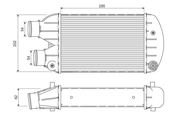 TURBO RADYATÖRÜ FIAT BRAVA - VALEO - OEM 3276428178813