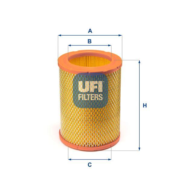 HAVA FİLTRESİ R12 - UFI - OEM 7701001494