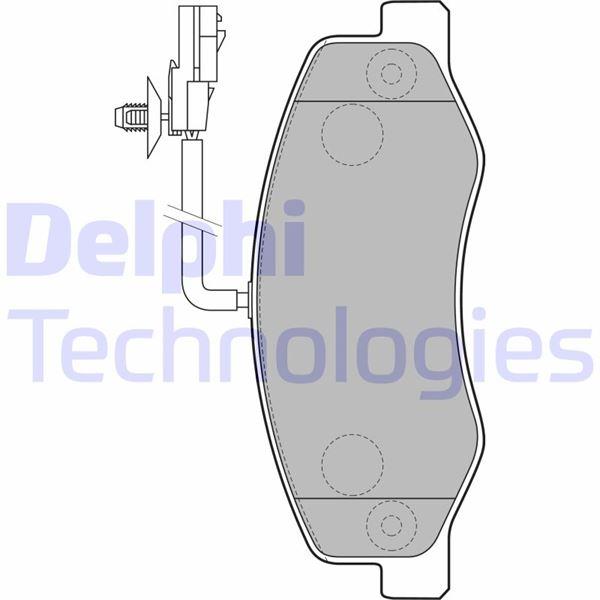 FREN BALATASI ARKA RENAULT MASTER III 10> OPEL - DELPHI - OEM 440600866R