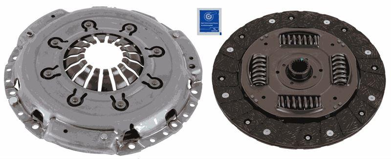 DEBRIYAJ SETI (BASKI+BALATA) RENAULT MASTER II 01>06 TRAFIC II 01>06 OPEL VİVARO A 01>06 MOVANO A 01>06 1.9dCi F9Q - SACHS - OEM 7701477758
