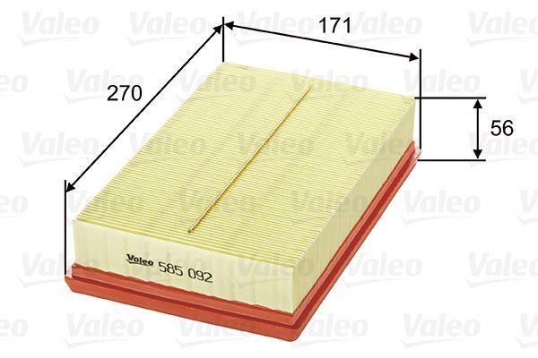 HAVA FİLTRESİ FIAT STILO-STILO MULTI WAGON 1.9 JTD - VALEO - OEM 46783546