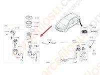 YAKIT DEPOSU HYUNDAI İ20 BENZİNLİ 1.2-1.4-1.6 (08-14) - OZER - OEM 311501F000