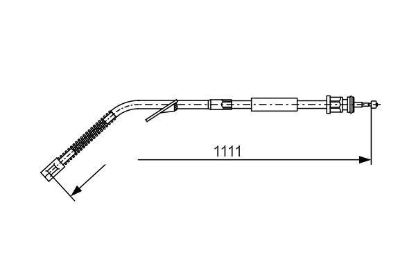 FREN TELİ. 1111 MM - BOSCH