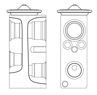 Expansionsventil und Orifice Tube MB (W166) - MAHLE