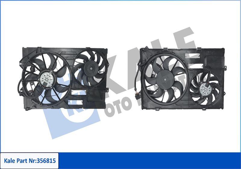 VW TRANSPORTER T5 1.9-2.5 TDCİ 03-09 FAN MOTORU+DAVLUMBAZLI - KALE - OEM 7H0121207H