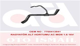 RADYATOR HORTUMU ALT MEGANE I SCENIC I 95 04 — YTT Y50618 - YTT - OEM 7700413941