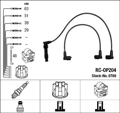 RC-OP204 ATEŞLEME KABLOSU - NGK