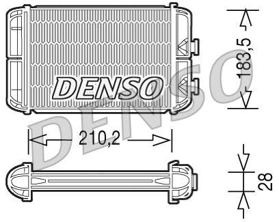HEATER CORE OPEL ASTRA G (98-09) - DENSO - OEM 1618134
