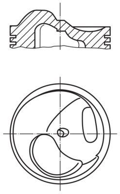PİSTON — MAHLE 0023311 - MAHLE