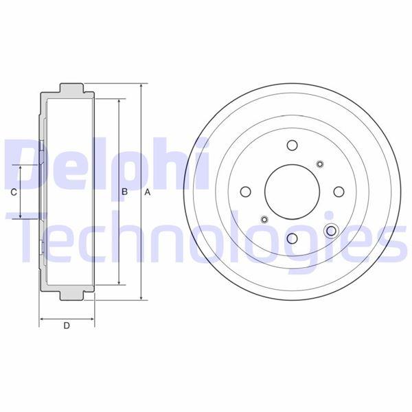 FREN KAMPANASI NISSANNV200-EVALIA - DELPHI - OEM 432063LG0A