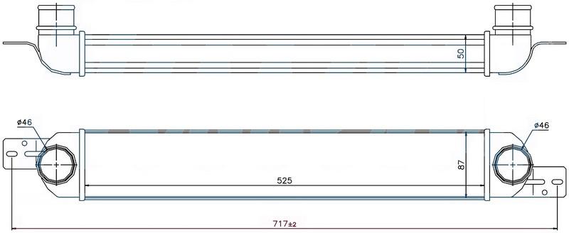 TURBO RADYATORU MERIVA - VALEO - OEM 1300411